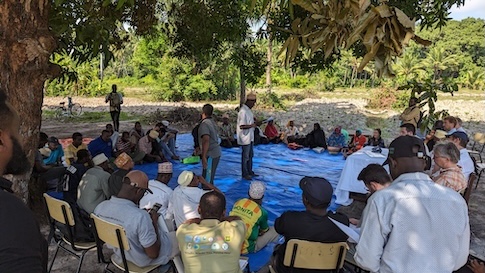 Community Meeting Msuka, Pemba